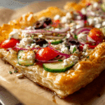 Greek Veggie Pizza Squares Recipe