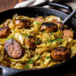 Sausage and Cabbage Skillet Recipe