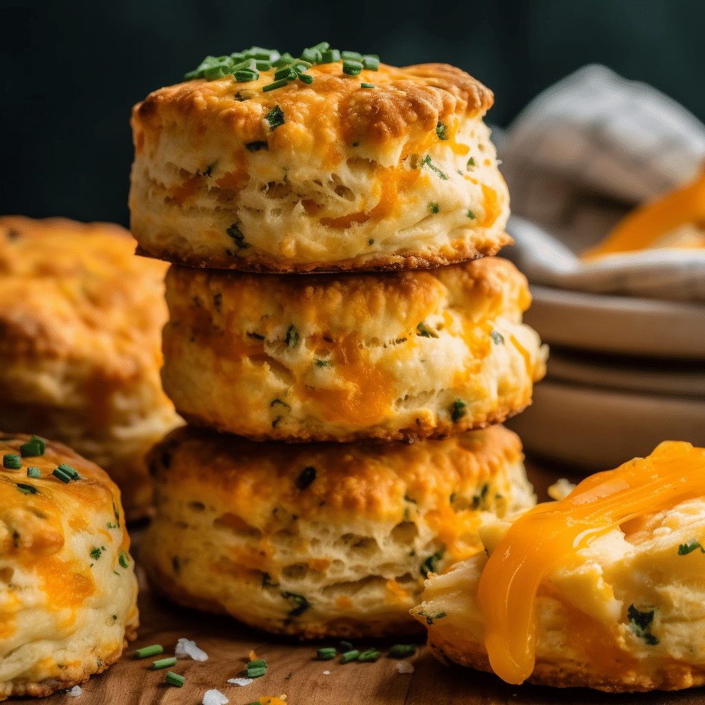 Breakfast Protein Biscuits with Ham and Cheddar Recipe
