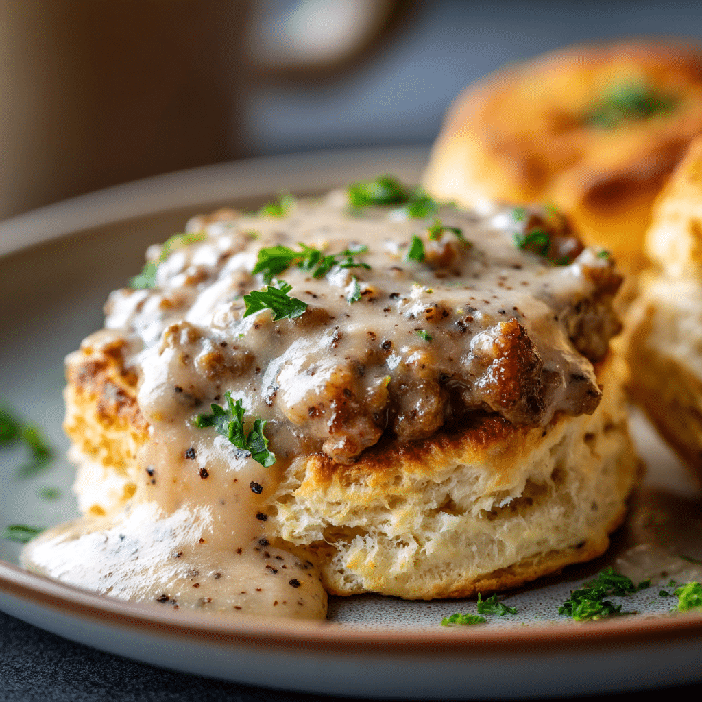 Southern-Style Biscuits & Sausage Gravy Recipe