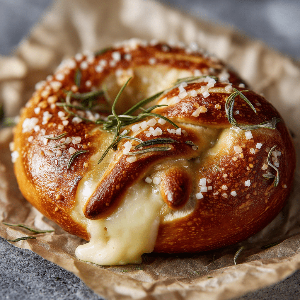 Mozzarella Stuffed Soft Pretzels Recipe