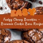 The BEST Fudgy Chewy Brookies Recipe