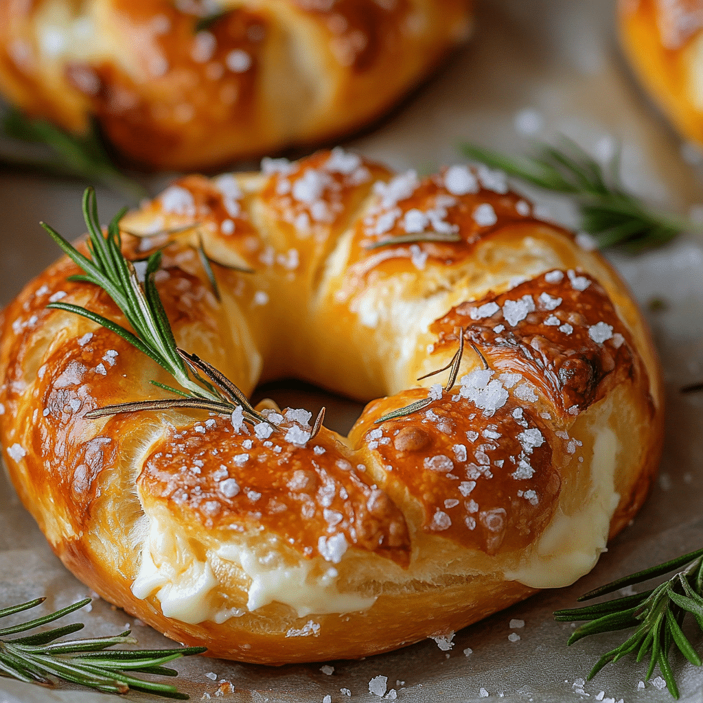 Mozzarella Stuffed Soft Pretzels Recipe