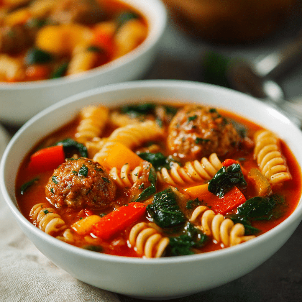 Italian Meatball Soup Recipe