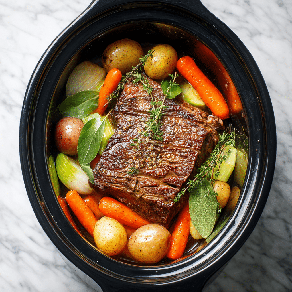 Slow Cooker Pot Roast Recipe
