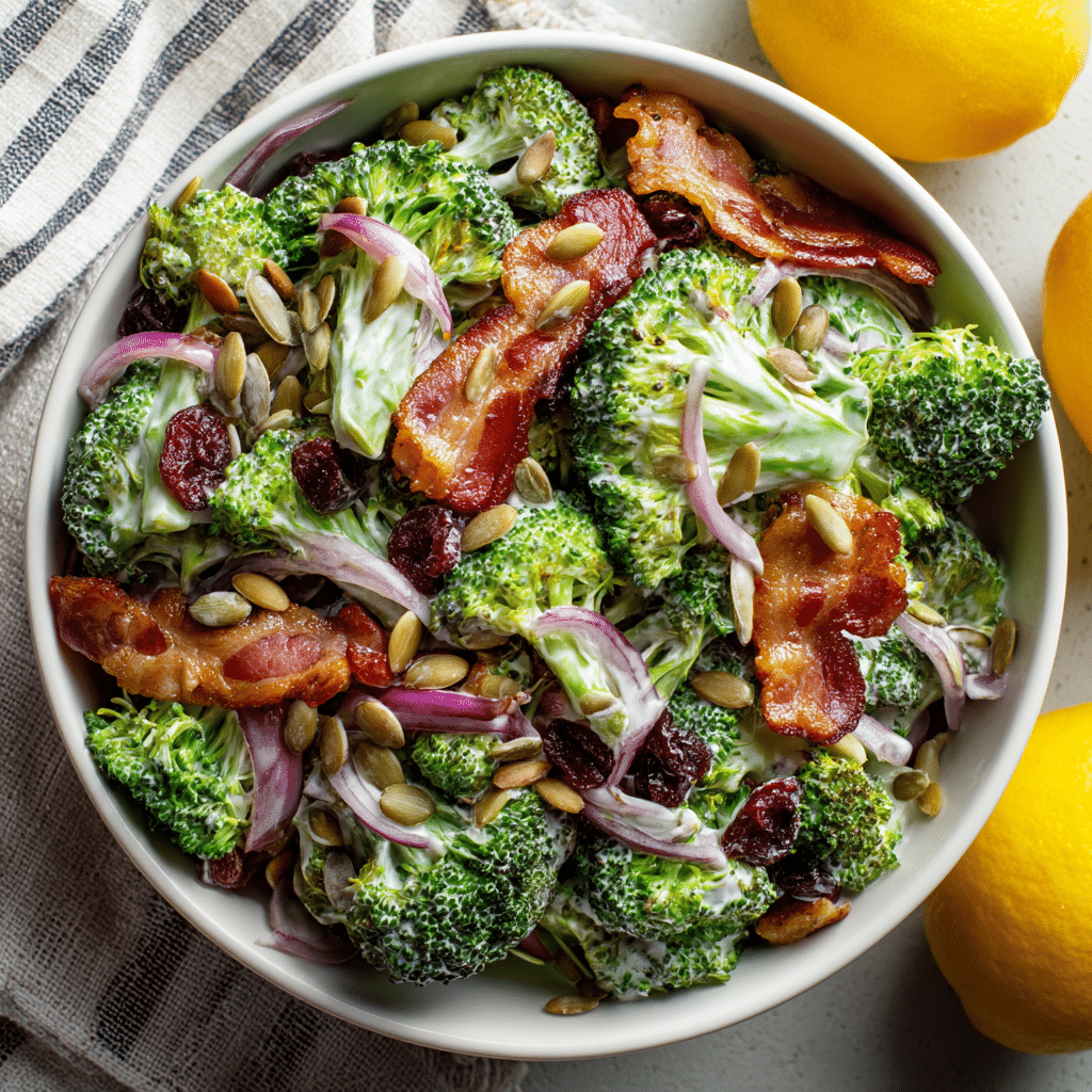 Best Broccoli Salad with Greek Yogurt Recipe