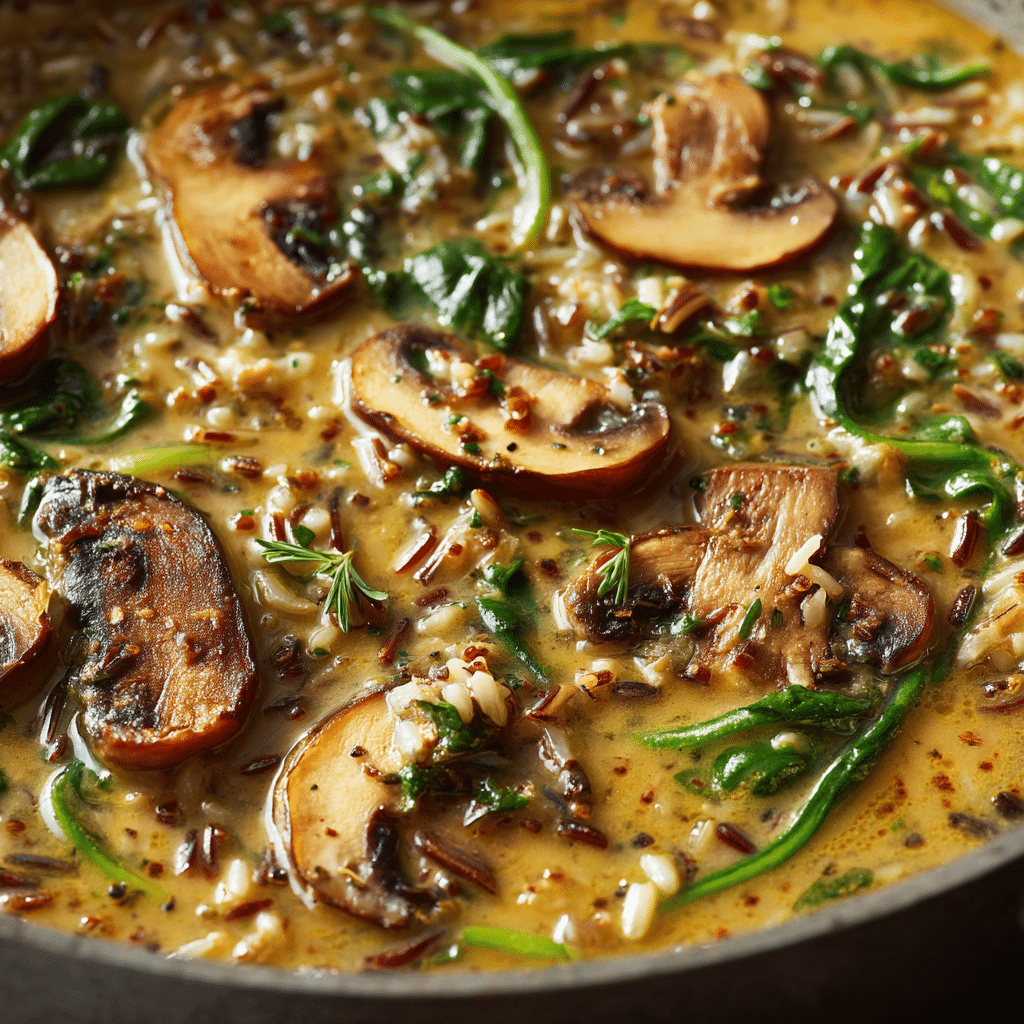 Indulge in Creamy Wild Rice and Mushroom Soup Delight Recipe