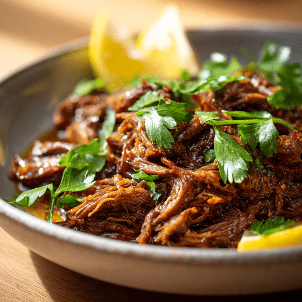 Sweet & Savory Caramelized Pulled Beef Brisket Recipe