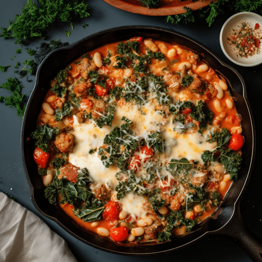 Sausage and White Bean Skillet Recipe
