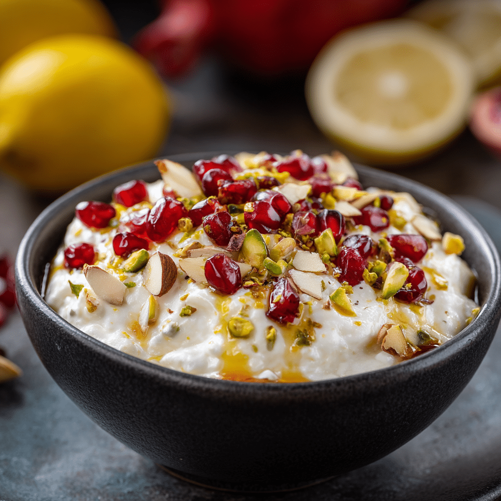 Pomegranate Pistachio Whipped Feta Recipe