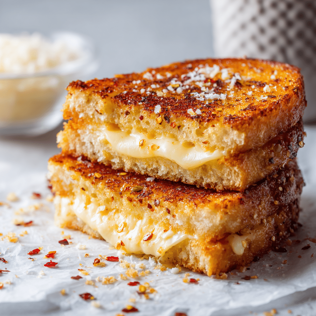 Goat Cheese Grilled Cheese with Honey & Spice Recipe