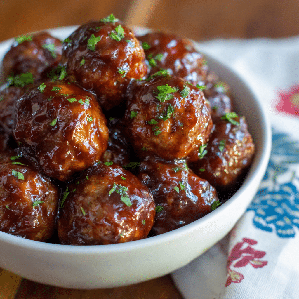 Slow Cooker Honey Garlic Meatballs Recipe