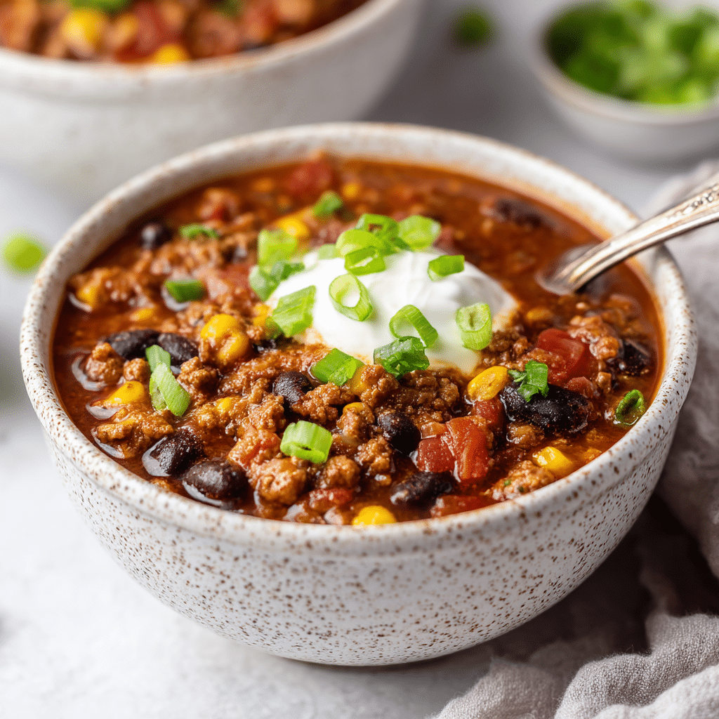 High Protein Chili Recipe {Kid-friendly, Slow Cooker}