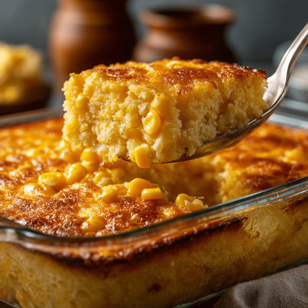 Sweet Corn Spoonbread Casserole Recipe