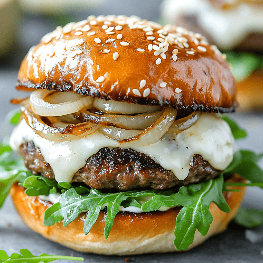 French Onion Burgers Recipe