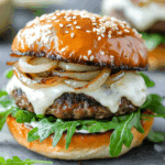 French Onion Burgers Recipe