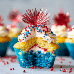 4th of July Firework Cupcakes Recipe