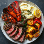 Surf and Turf Steak and Lobster Tails Recipe