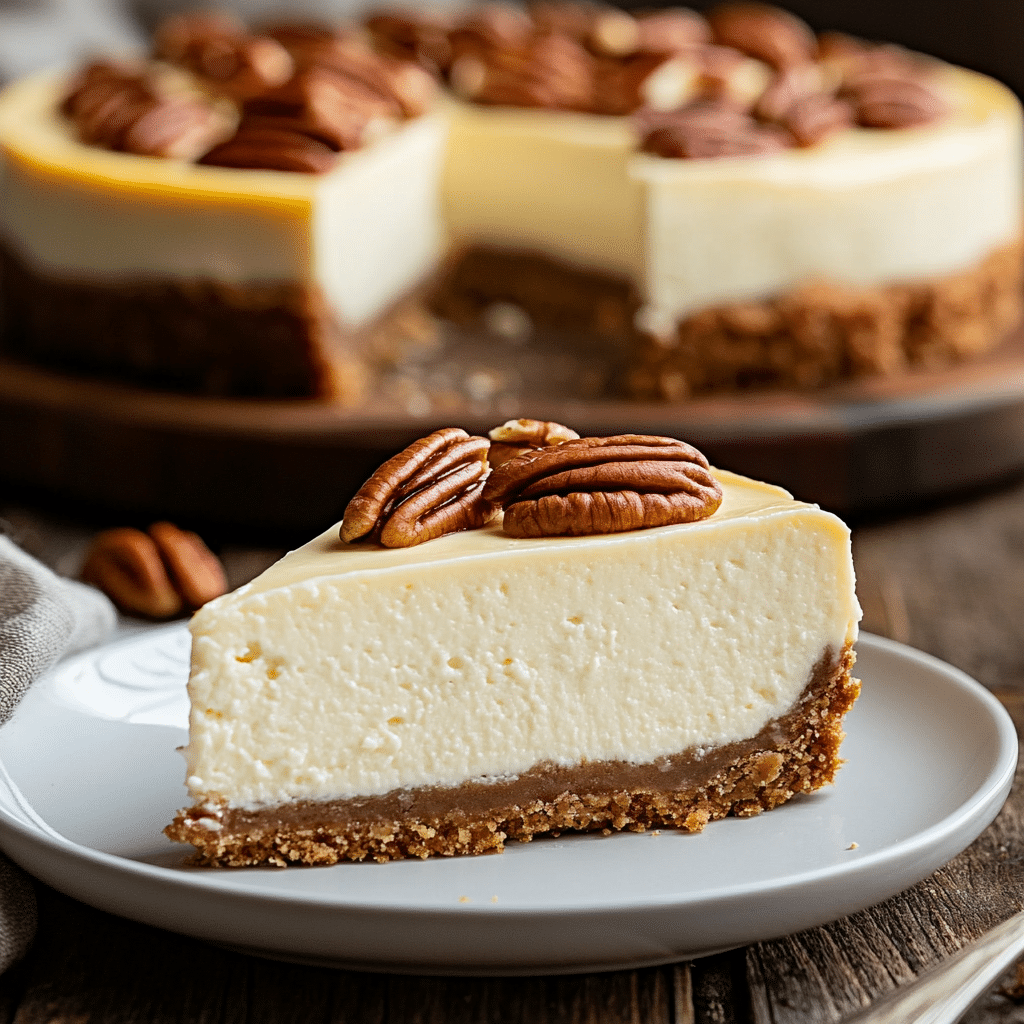 Maple Pecan Cheesecake Recipe