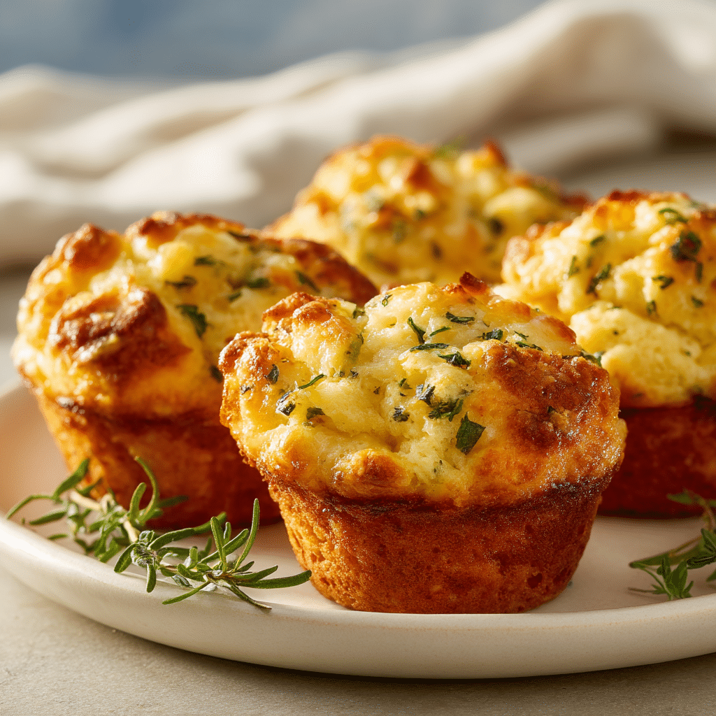 Delicious Cheese and Herb Muffins Recipe