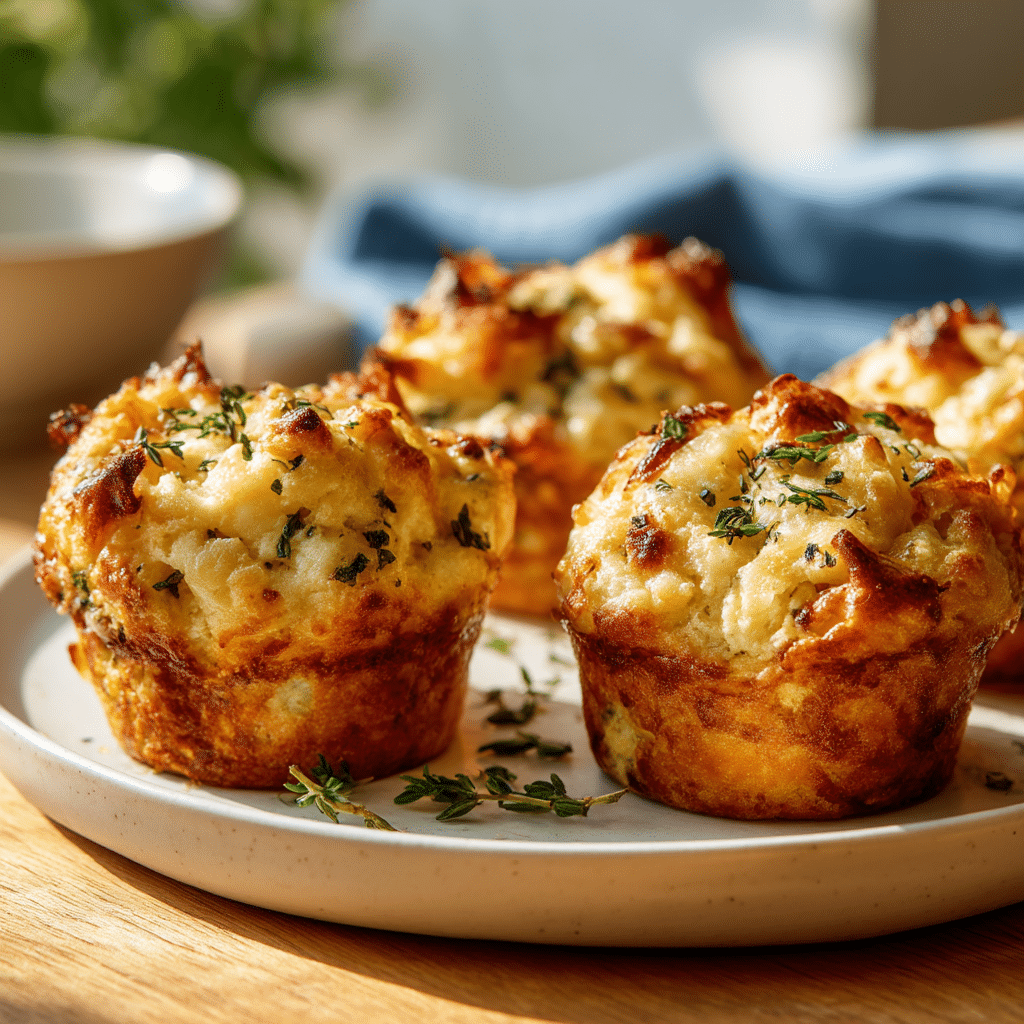 Delicious Cheese and Herb Muffins Recipe