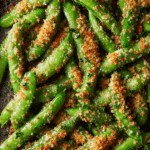Garlic Parmesan Sugar Snap Peas