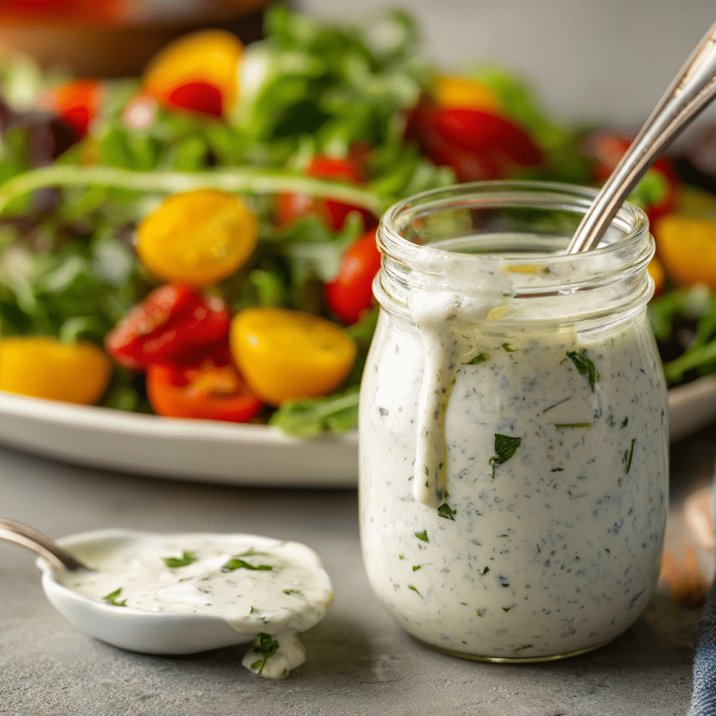 The Best Homemade Ranch Salad Dressing