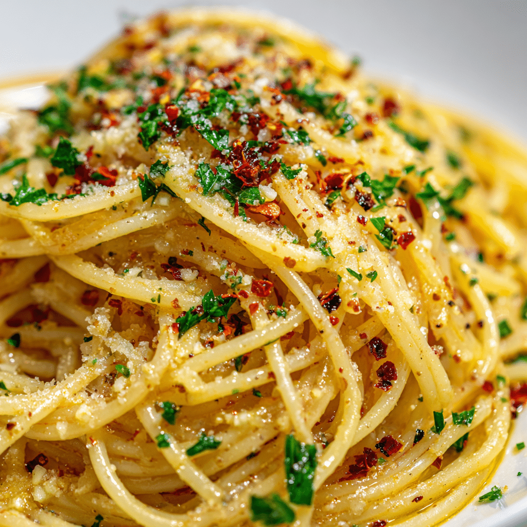 Spaghetti with Garlic and Oil (Aglio E Olio)