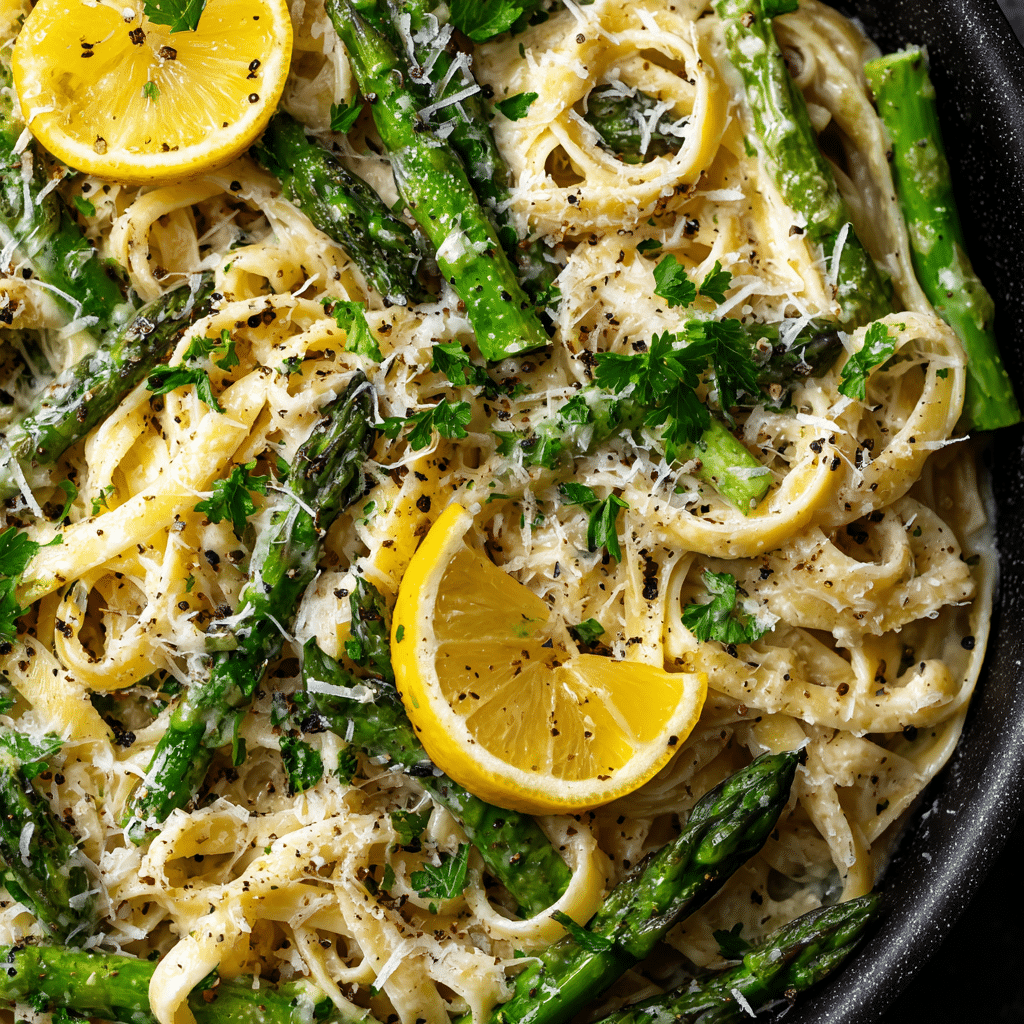 Lemon Asparagus Pasta (30-Minutes)