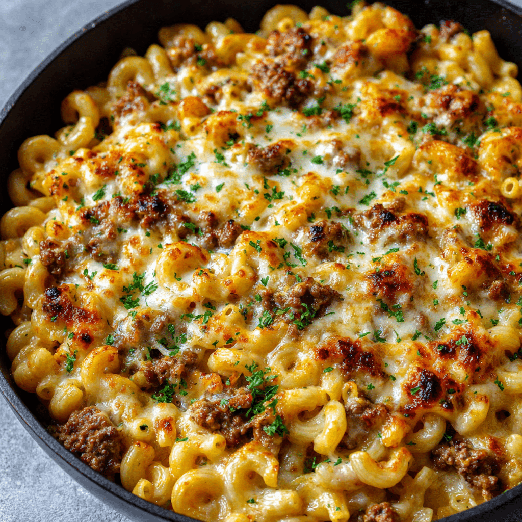 One Pot Chili Mac and Cheese