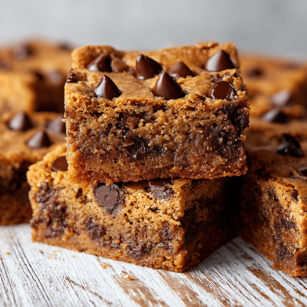Easy Peanut Butter Chocolate Chip Bars Recipe
