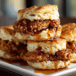 Hot Honey Chicken Biscuits