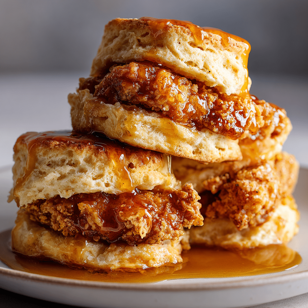 Hot Honey Chicken Biscuits