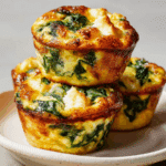 Quick & Healthy Egg Muffins with Spinach and Feta