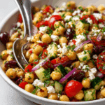10-Minute Mediterranean Chickpea Salad Recipe