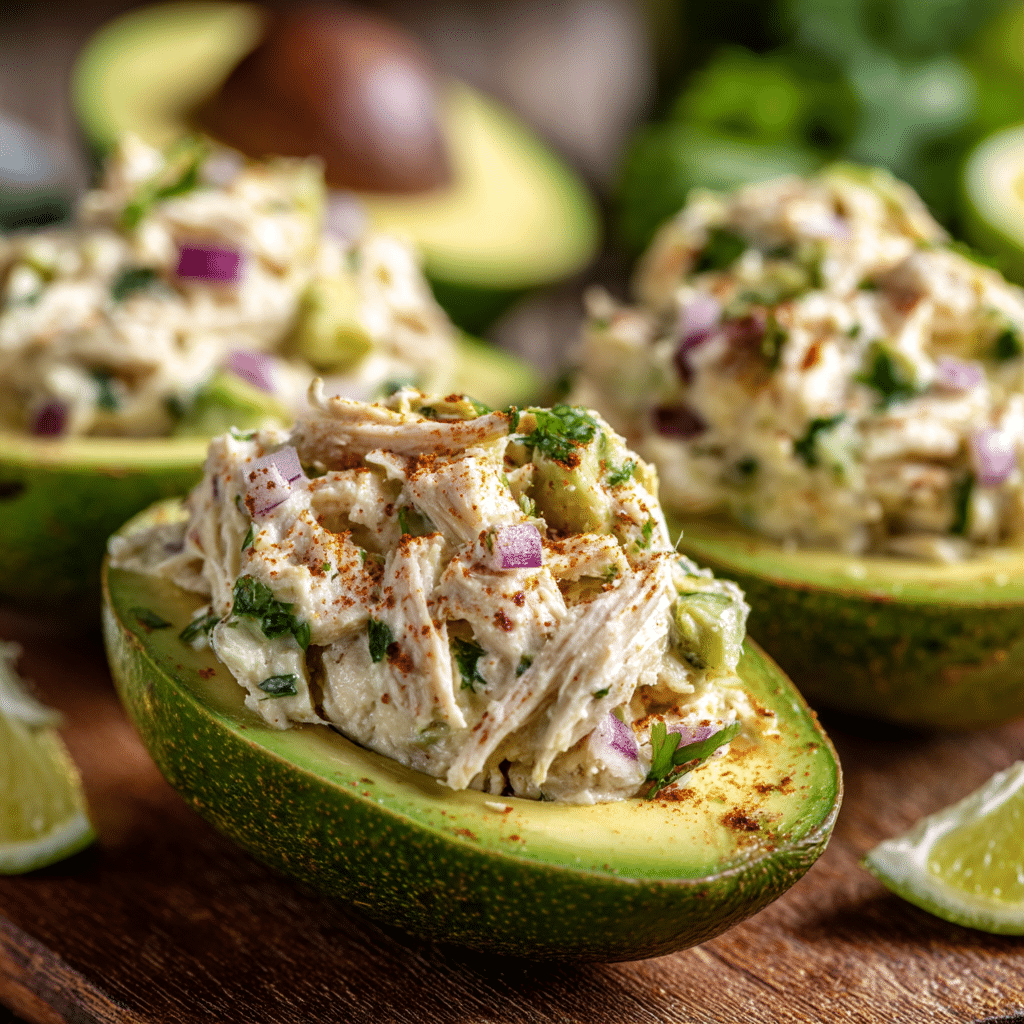 Chicken Salad Stuffed Avocado Recipe