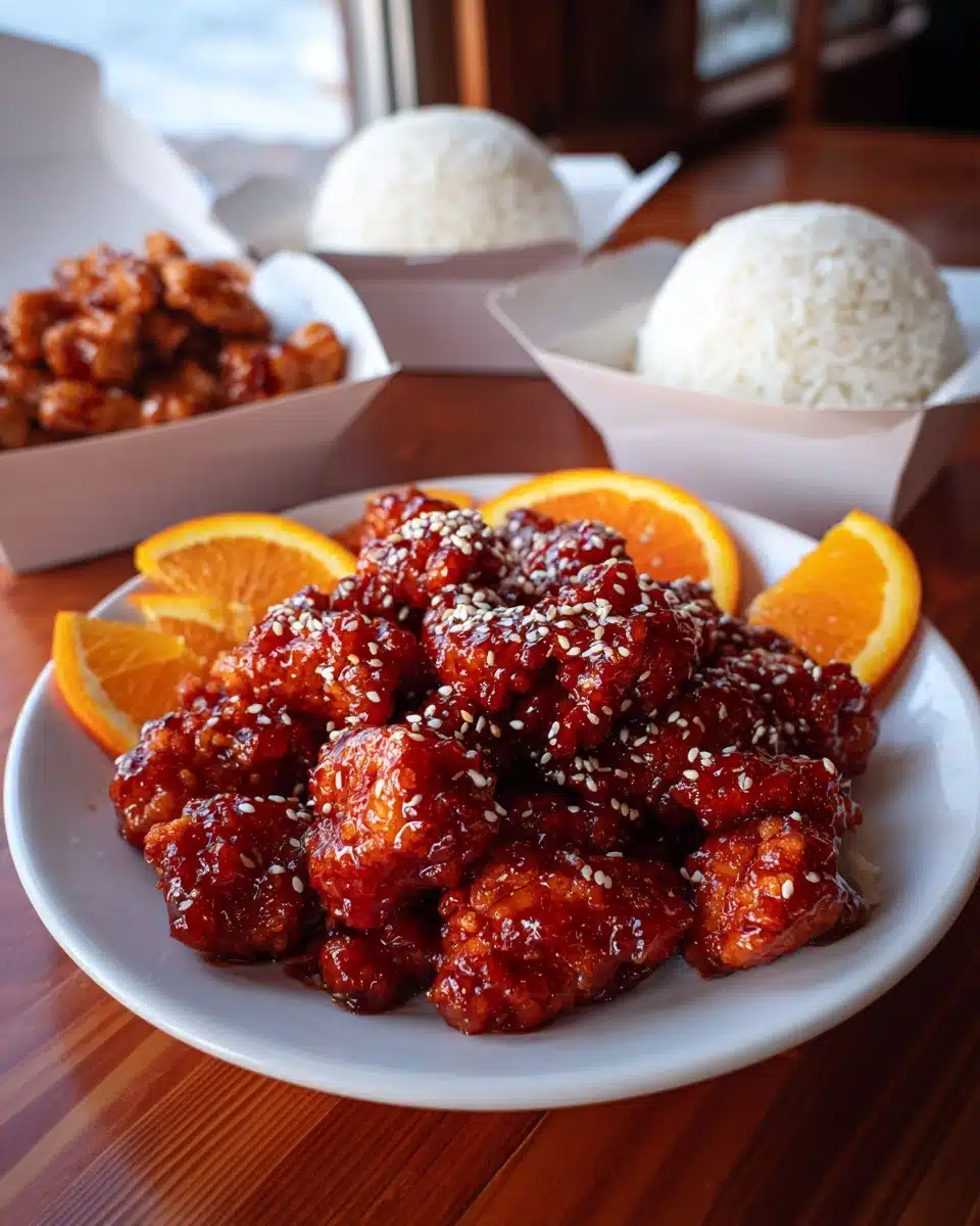 Air Fried Orange Chicken Recipe