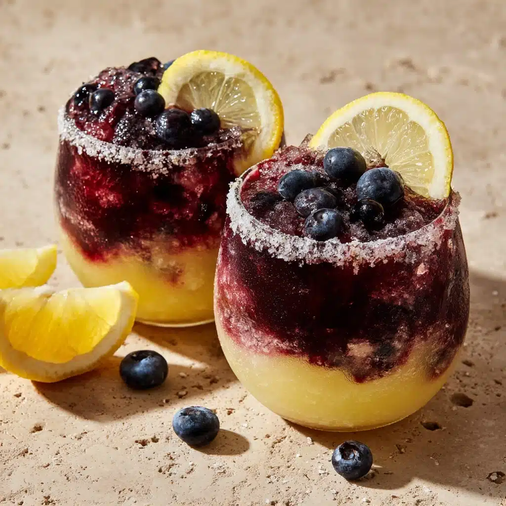 Blueberry Lemon Drop Slushies Recipe - Recipe Image