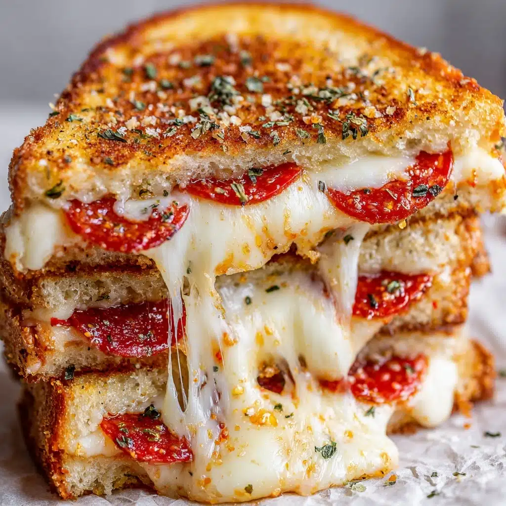 Pizza Grilled Cheese Sandwiches Recipe