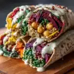 Roasted Beet & Chickpea Wraps Recipe