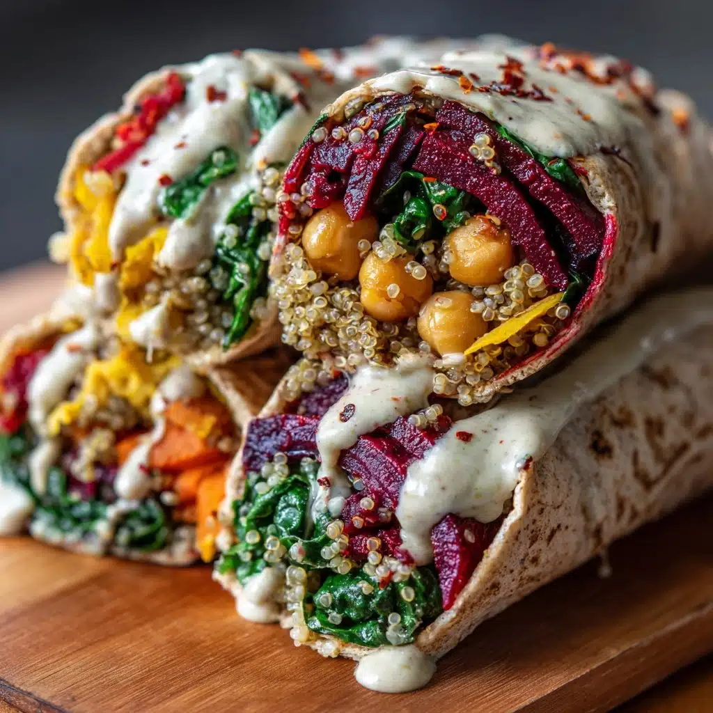 Roasted Beet & Chickpea Wraps Recipe - Recipe Image