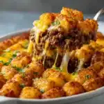 Easy Cowboy Casserole with Tater Tots Recipe