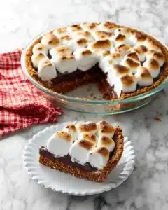 S’mores Brownie Pie Recipe