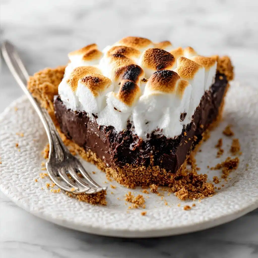 S’mores Brownie Pie Recipe - Recipe Image