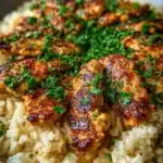 Chicken Garlic Parmesan Rice Recipe