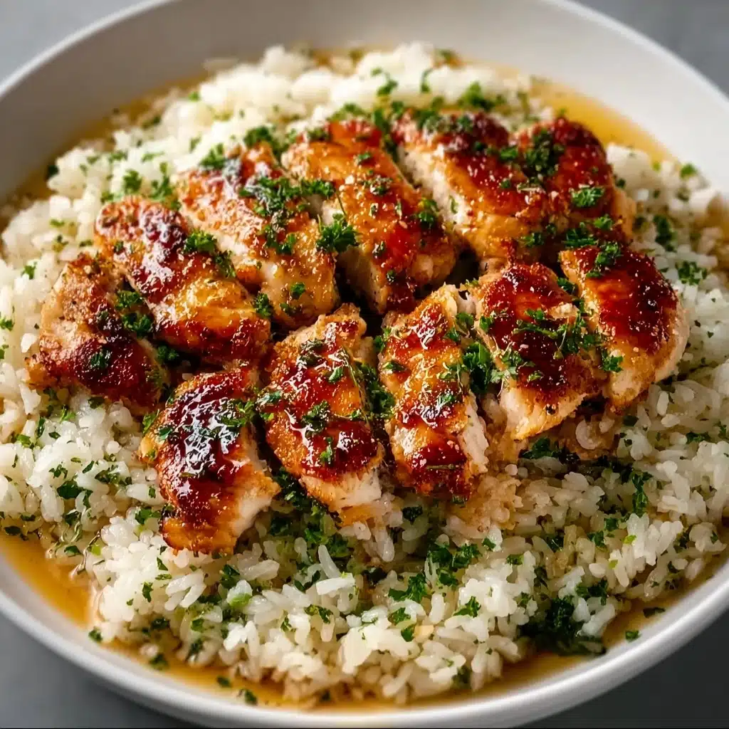 Chicken Garlic Parmesan Rice Recipe - Recipe Image