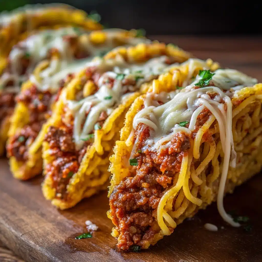Spaghetti Tacos with Ground Beef Recipe