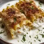 Chicken Alfredo Lasagna Roll Recipe