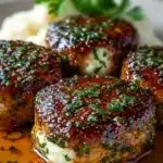 Garlic Parmesan Meatloaves Recipe