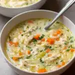 Lemon Chicken Orzo Soup Recipe
